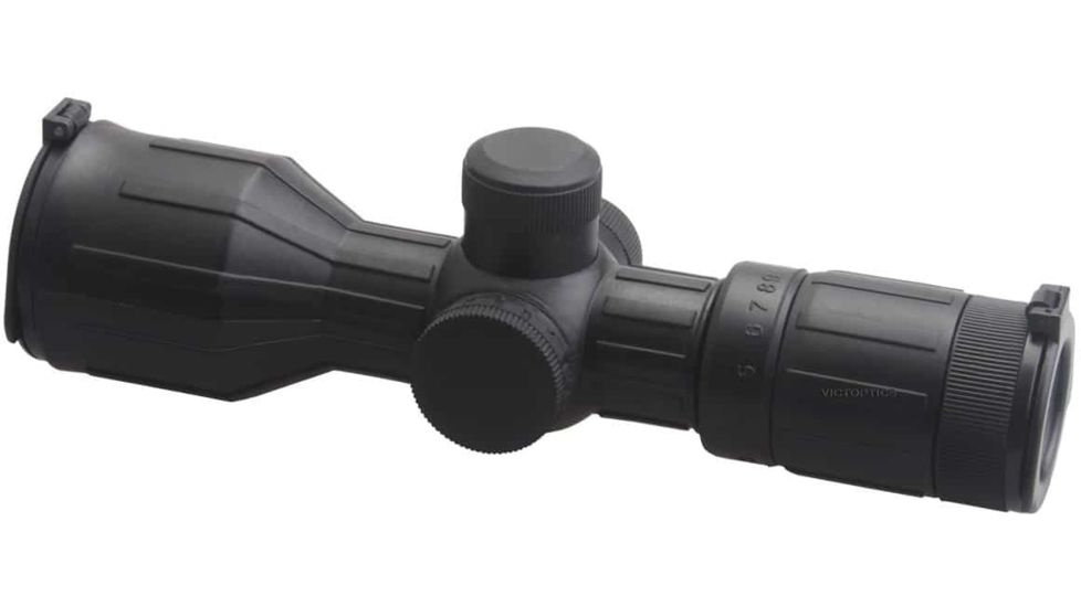 VictOptics Rifle Scope, 3-9x40mm, Second Focal Plane, 30mm Tube, Mil-Dot Red/ Green Illuminated Reticle, 6061-T6, Rubber, Black, OPSL08