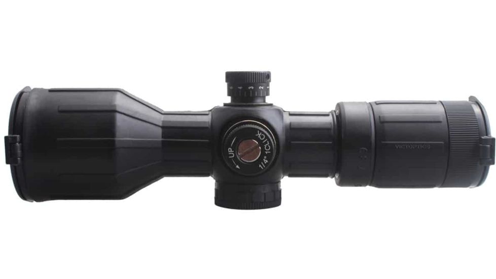 VictOptics Rifle Scope, 3-9x40mm, Second Focal Plane, 30mm Tube, Mil-Dot Red/ Green Illuminated Reticle, 6061-T6, Rubber, Black, OPSL08