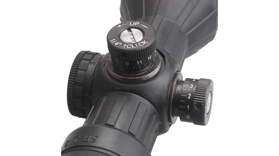 VictOptics Rifle Scope, 3-9x40mm, Second Focal Plane, 30mm Tube, Mil-Dot Red/ Green Illuminated Reticle, 6061-T6, Rubber, Black, OPSL08