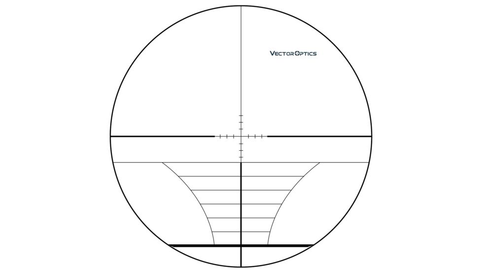 Vector Optics Warrior Rifle Scope, 4-16x50mm, 25.4mm Tube, Ranger Finding Reticle, Black, SCOL-01