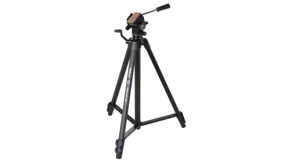 Velbon Videomate-438/F Aluminum Video &amp; Bird-watchingSeries 3-section Tripod Videomate-438/F