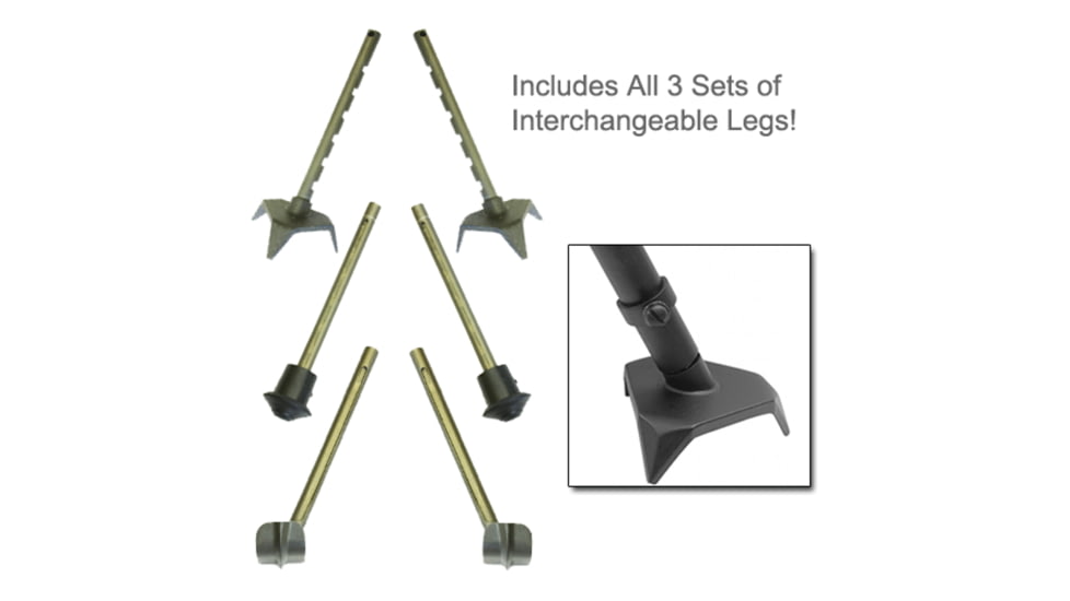 Versa-Pod BattlePack LTD Bipod, 7-9in, Black, 159-519