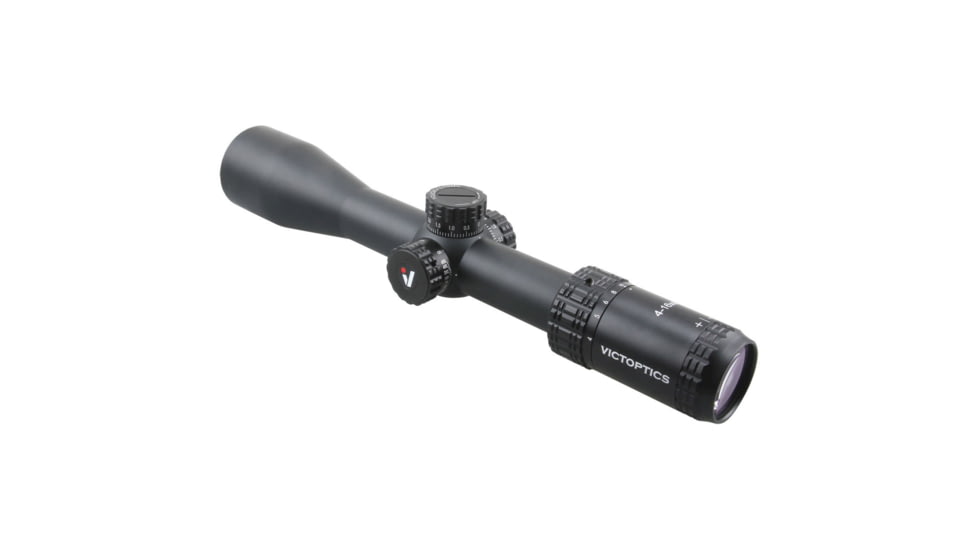 VictOptics S4 Rifle Scope. 4-16x44mm, 30mm Tube, Second Focal Plane, MDL Wire Reticle Rifle Scope, Black, OPSL16