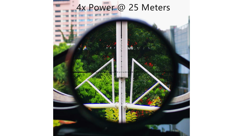 VictOptics S4 Rifle Scope. 4-16x44mm, 30mm Tube, Second Focal Plane, MDL Wire Reticle Rifle Scope, Black, OPSL16
