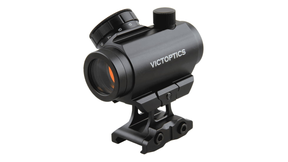 VictOptics CRL 1x22 Red Dot Sight, 3 MOA w/ Riser Picatinny Mount, Black, RDSL17