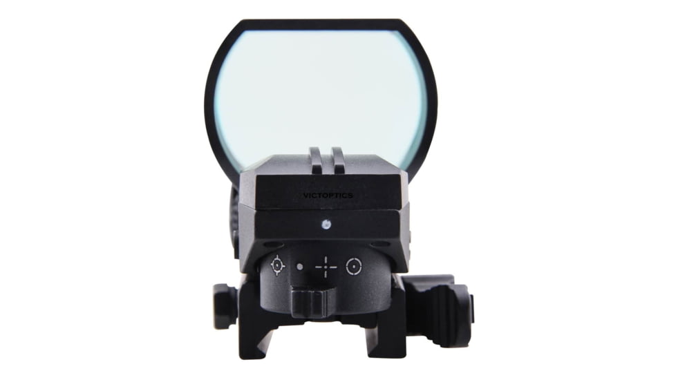 USED VictOptics Red Dot Sight, 1x, 28x40mm Objective Window, 4 Green/ Red Reticles, 6061-T6, Black, RDSL09, EDEMO1, Used, Condition Fair, Condition Fair, Used