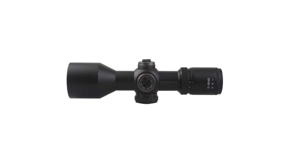 VictOptics Rifle Scope, 3-9x40mm, Second Focal Plane, 1-inch Tube, Mil-Dot H Red/ Green Illuminated Reticle, 6063-T6, Black, OPSL04