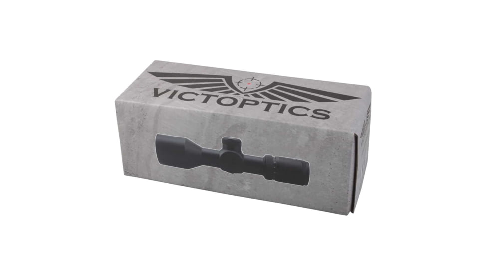 VictOptics Rifle Scope, 3-9x40mm, Second Focal Plane, 1-inch Tube, Mil-Dot H Red/ Green Illuminated Reticle, 6063-T6, Black, OPSL04