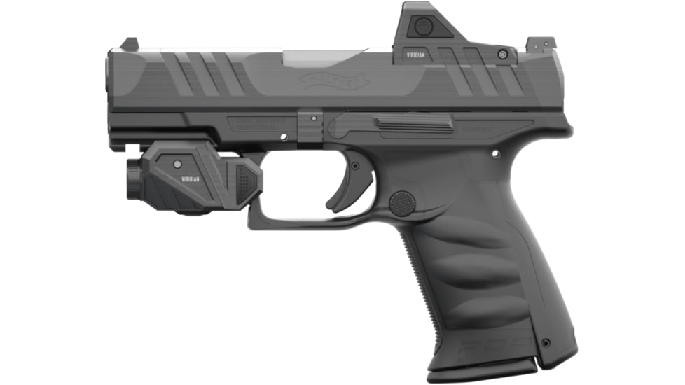 Viridian 9300045 CTL Custom Walther Arms Black 600 Lumens