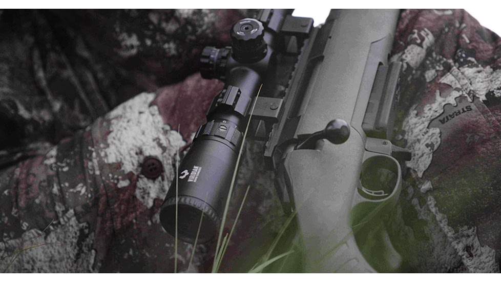 Viridian 9810007 Serac Scope 3.5-10x 40mm Obj 32 Ft @ 100 Yds FOV 30mm Tube Blac 981-0007