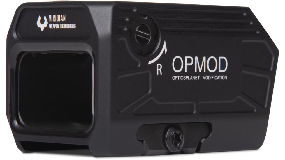 Viridian OPMOD Omega Closed Emitter Green Dot Sight, ACRO Mounting w/RMR adapter And High Picatinny Mount, Black, 981-0061