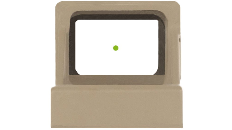 Viridian Weapon Technologies RFX11 1x16-22mm Reflex Red Dot Sight, 3 MOA Green Dot, Flat Dark Earth, 9810142