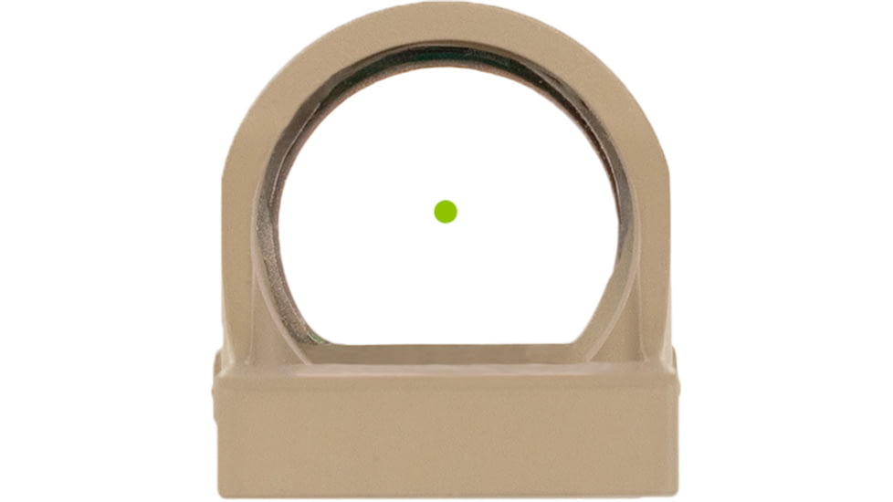 Viridian Weapon Technologies RFX35 22-26mm Reflex Red Dot Sight, 3 MOA Green Dot, Flat Dark Earth, 9810145