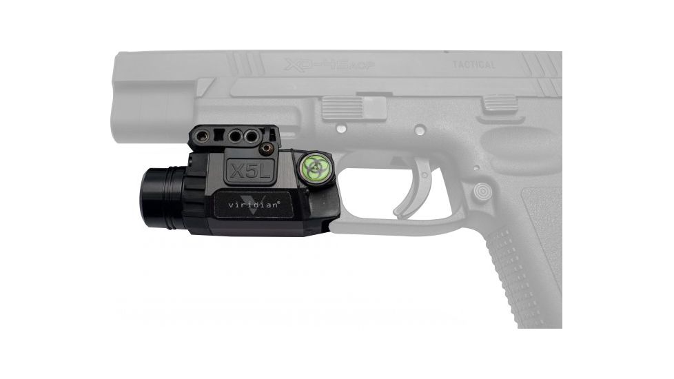 Viridian Universal Fullsize Green Laser Sight with Tactical Light - Zombie Edition