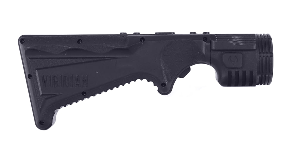 Viridian Weapon Technologies 4LUX 2K w/ Green Laser, Angled Foregrip, MLOK, 2000 Lumens, Black, 912-0090
