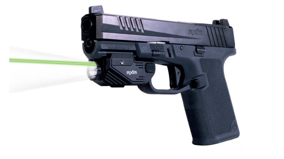 Viridian Weapon Technologies C5L Custom 580 Lumen LED Green Laser Tactical Light w/ INSTANT-ON &amp; SafeCharge Power Bank, Lithium Ion, Black, 930-0058