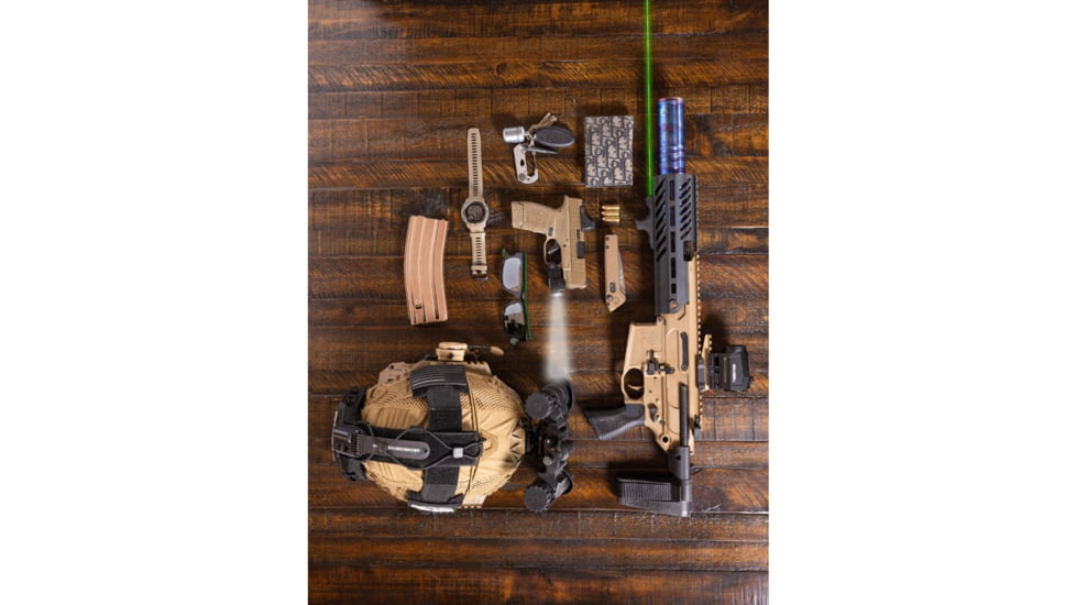 Viridian Weapon Technologies CTL Custom 580 Lumen LED Tactical Light w/ INSTANT-ON & SafeCharge Power Bank, Lithium Ion, Black, 930-0043