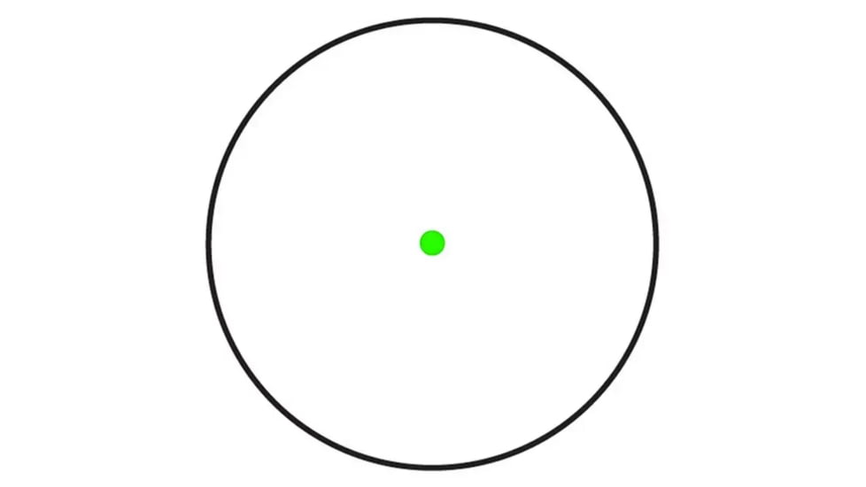 EDEMO Viridian Weapon Technologies GDO 22 1x22 Green Dot Optic, 3 MOA, QD mount, Black, 981-0029, EDEMO7