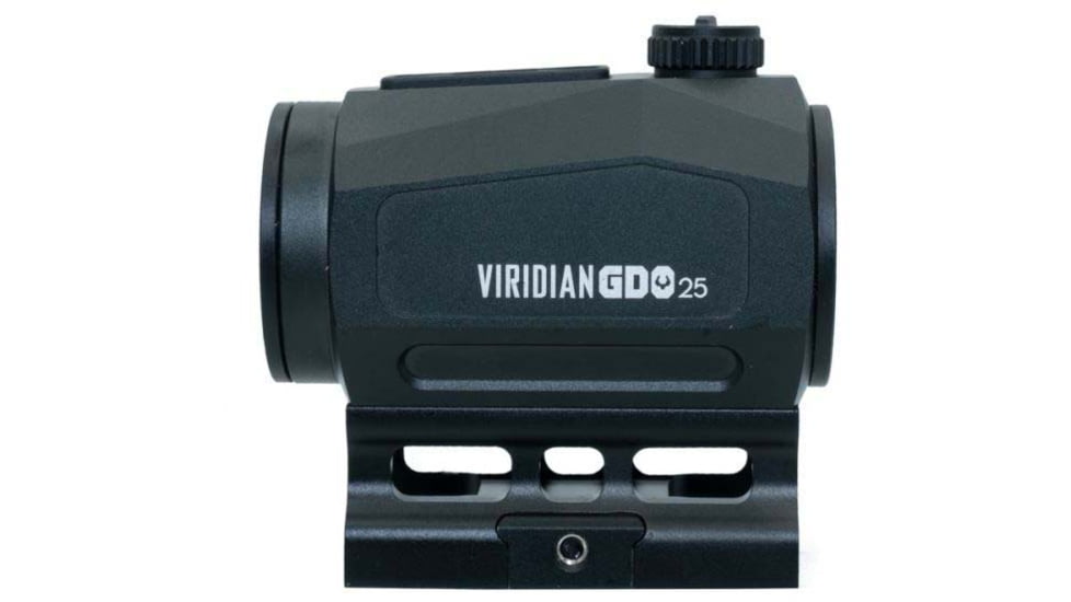 EDEMO Viridian Weapon Technologies GDO 25 1x25 Green Dot Optic, 2 MOA, Fixed Mount, Black, 981-0027, EDEMO4