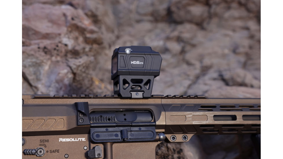 Viridian Weapon Technologies MDS25 Modern Dot Sight, 1x29, 3 MOA Green Dot, T2 Mount included, Black, 981-0127