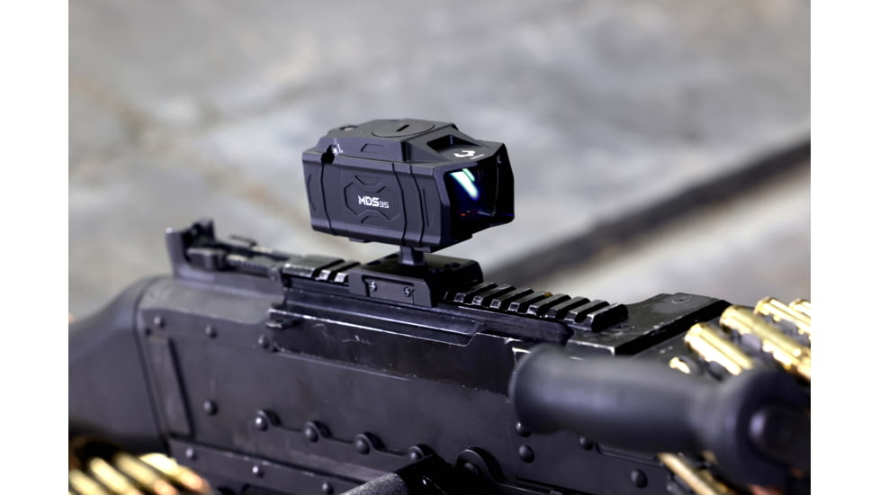 Viridian Weapon Technologies MDS35 Modern Dot Sight, 1x36, 3 MOA Green Dot, T2 Mount included, Black, 981-0128