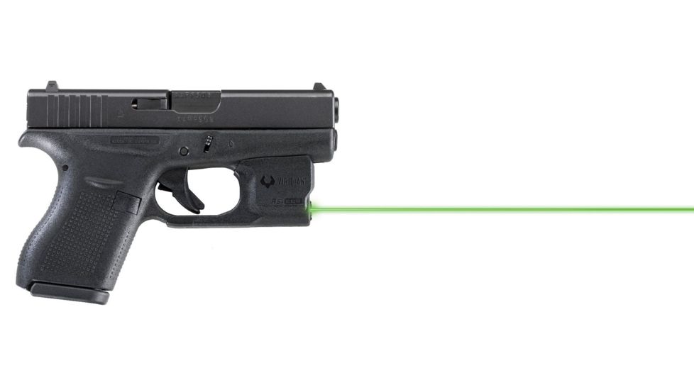 Viridian Weapon Technologies Reactor TL Gen 2 Tactical light for Smith &amp; Wesson M&amp;P Shield 45ACP featuring ECR and Radiance with Ambi IWB Holster, Black, 920-0044