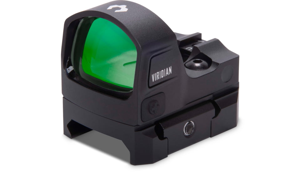 Viridian Weapon Technologies RFX-15 1x21mm Micro Green Dot Sight, Shield Mounting Pattern, Black, Small, 981-0019