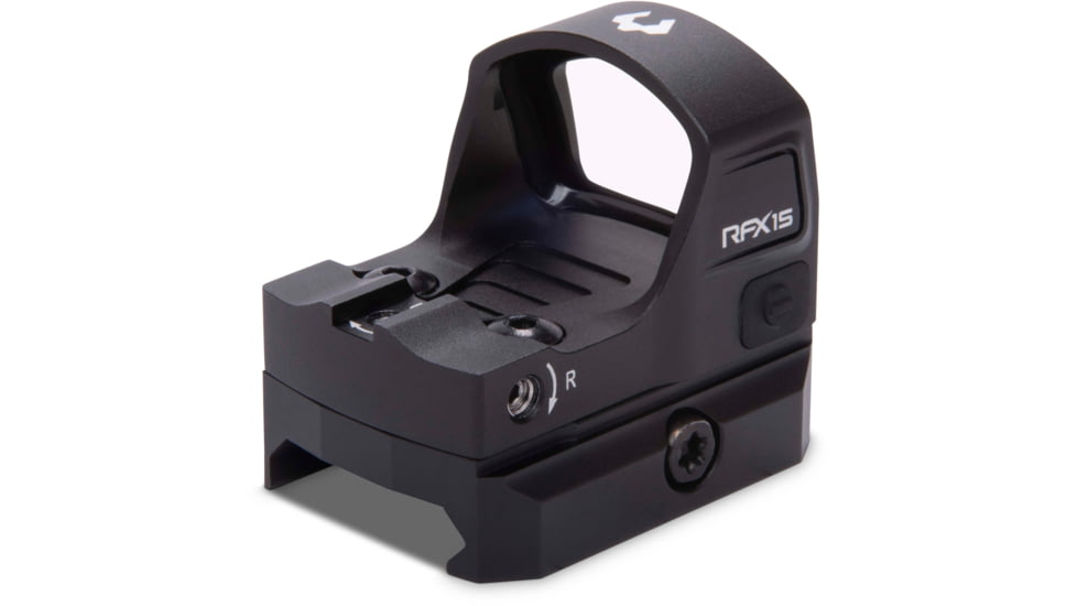 Viridian Weapon Technologies RFX-15 1x21mm Micro Green Dot Sight, Shield Mounting Pattern, Black, Small, 981-0019