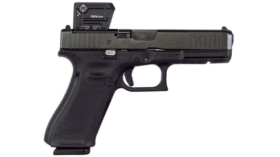 Viridian Weapon Technologies RFX44 Compact Closed Emitter Green Dot Sight w/ RMR Adapter, Black, 981-0107