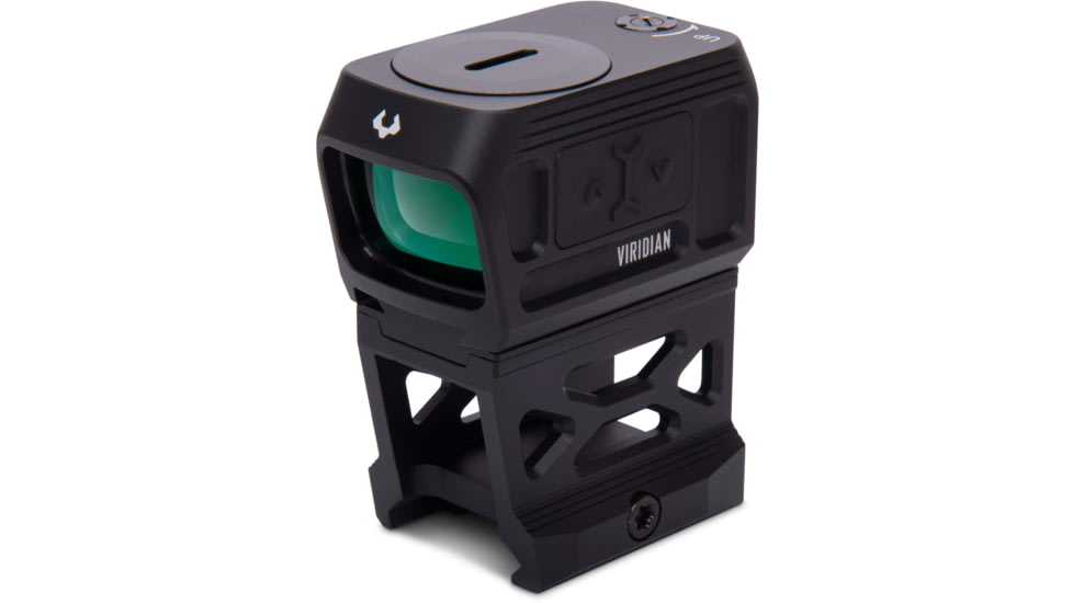 Viridian Weapon Technologies RFX45 Closed Emitter Green Dot Sight includes High Mount for 1/3 Co-Witness, Black, 981-0060