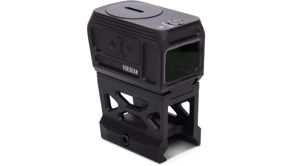 Viridian Weapon Technologies RFX45 Closed Emitter Green Dot Sight includes High Mount for 1/3 Co-Witness, Black, 981-0060