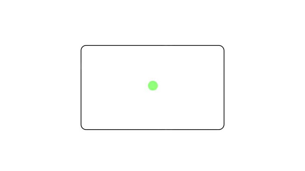 Viridian Weapon Technologies RFX45 Closed Emitter Green Dot Sight includes RMR Adapter, Black, 981-0053