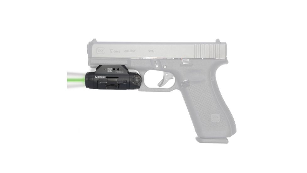 Viridian Weapon Technologies XLT Gen3 Universal Rail Mount Tactical Light Green LED