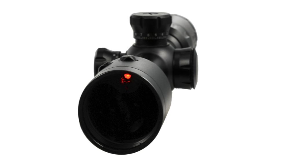 Vism 3-9X42 Rifle Scope With Integrated Red Laser/Black with Mil-Dot Reticle VSFLRBM3942G