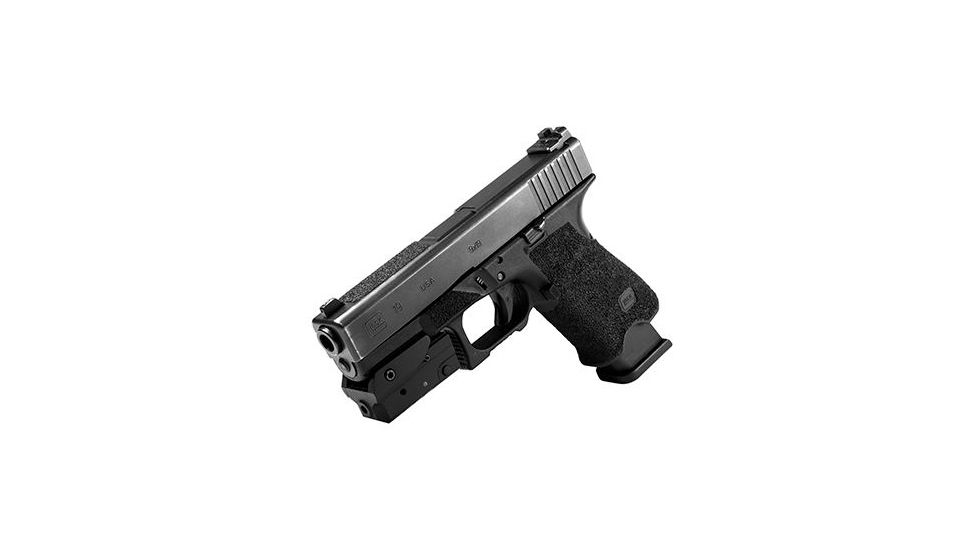 Vism Compact Pistol Green Laser with Strobe, Black VAPRLSMCG
