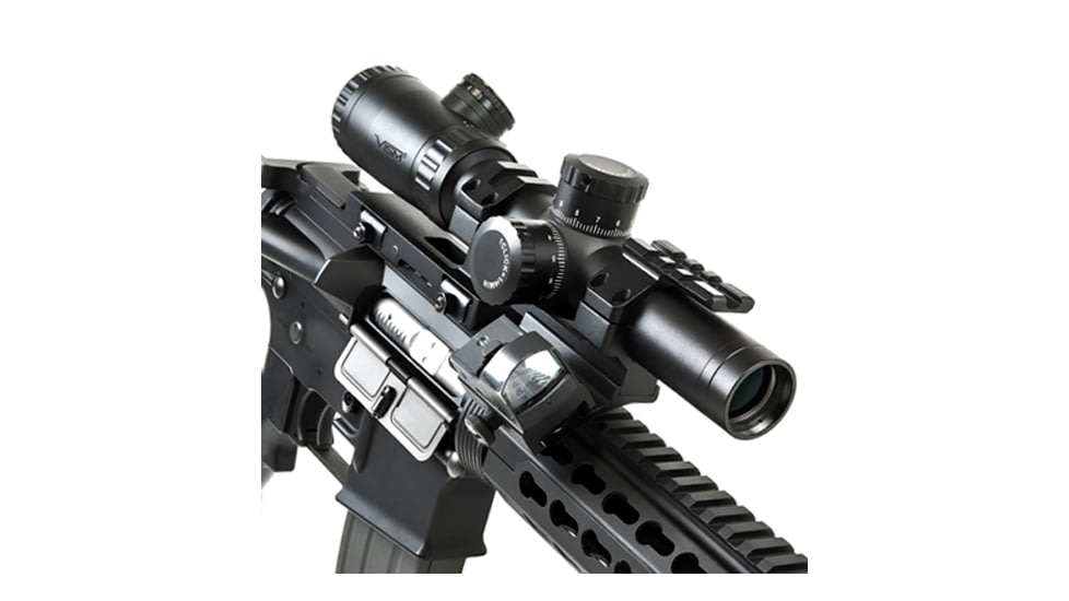 Vism Evolution 1.1-4X24 Scope/ Mil-Dot/ And Vism Vmsprb Mount Combo, BLACK VEVOFM11424G/SPR