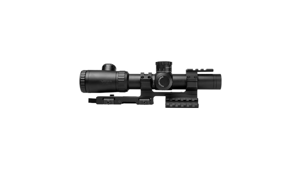 Vism Evolution 1.1-4X24 Scope/ Mil-Dot/ And Vism Vmsprb Mount Combo, BLACK VEVOFM11424G/SPR