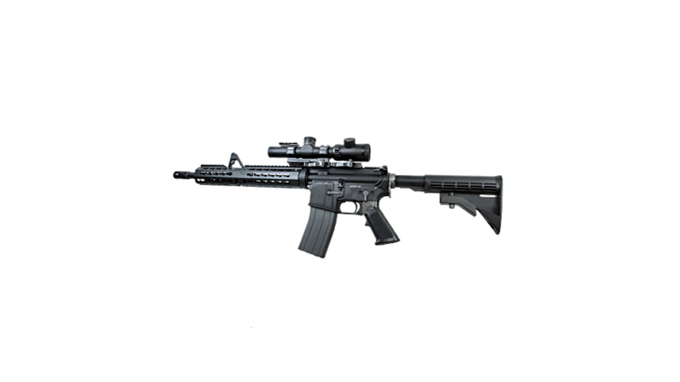 Vism Evolution 1.1-4X24 Scope/ Mil-Dot/ And Vism Vmsprb Mount Combo, BLACK VEVOFM11424G/SPR