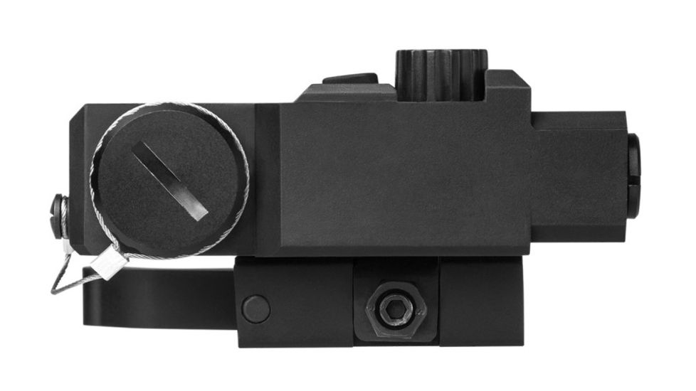 VISM QR Laser Designator Box w/ Green Laser Sight and 4 Color LED NAV Lights, Black VLG4NVQRB