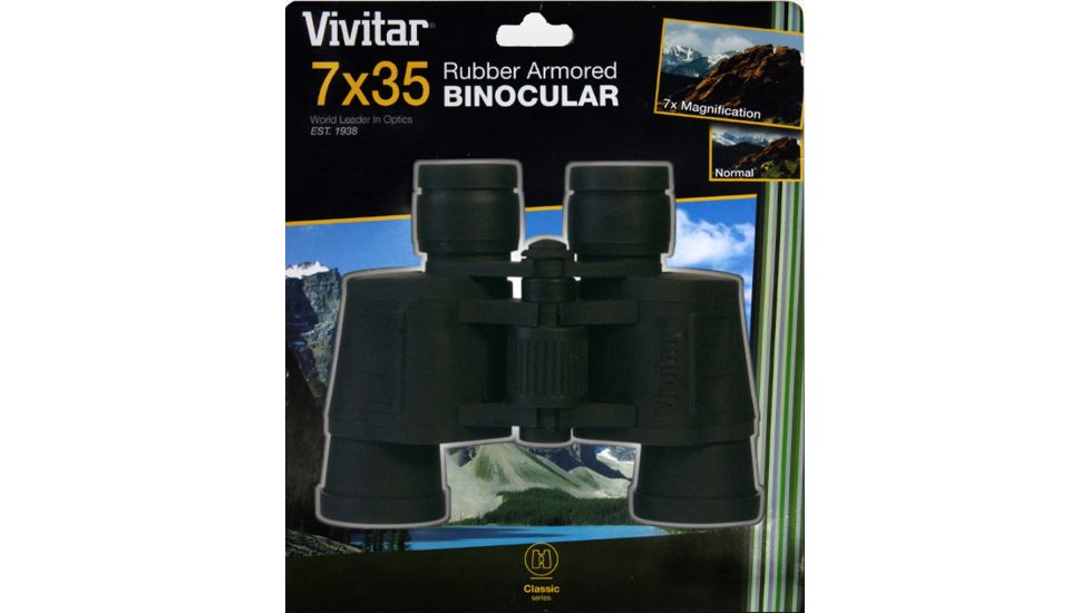 Vivitar Classic Series 7x35 Rubberized Full Size Binoculars VIV-CS-735