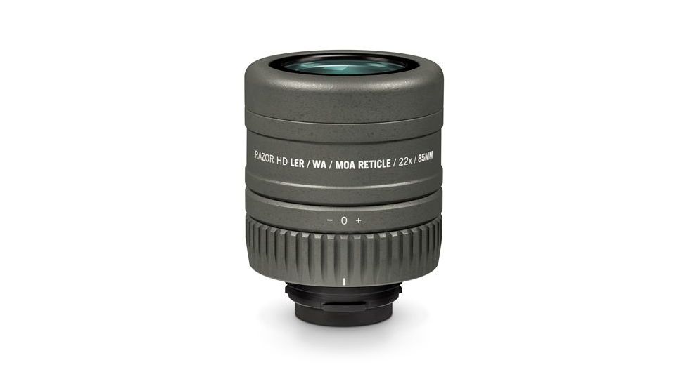 Vortex HD 22x Reticle Spotting Scope Eyepiece, Razor HD 27-60x85mm, MRAD Reticle, Green, RS-85REM