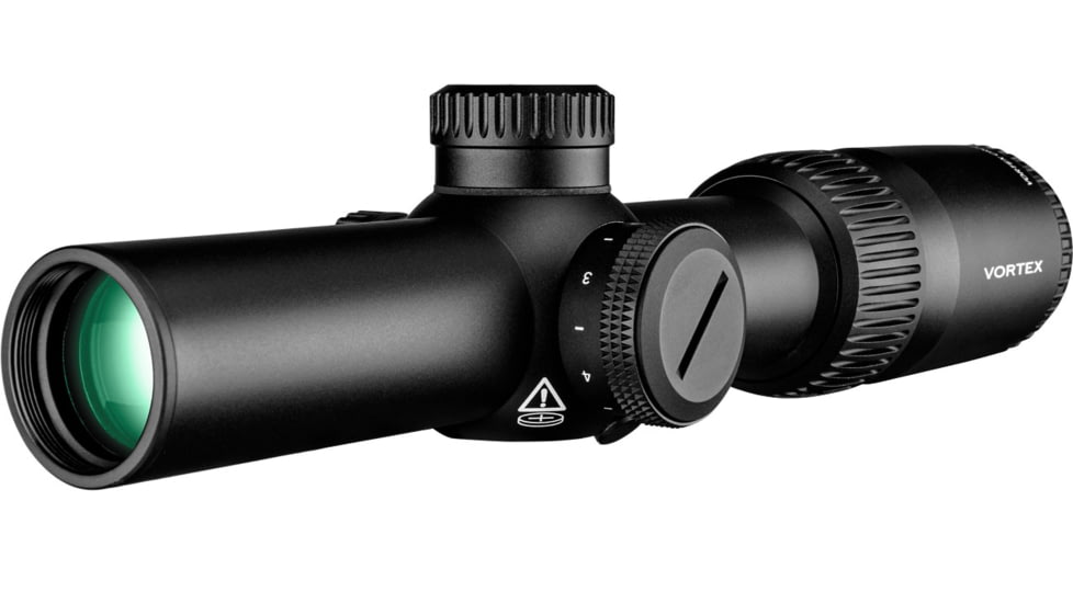 Vortex Crossfire HD 1-4x24mm LPVO 30 mm Tube Rifle Scope, Second Focal Plane, Dead-Hold 2A BDC MOA Reticle, Black, 9.5, 15.3oz, CFR-1401I