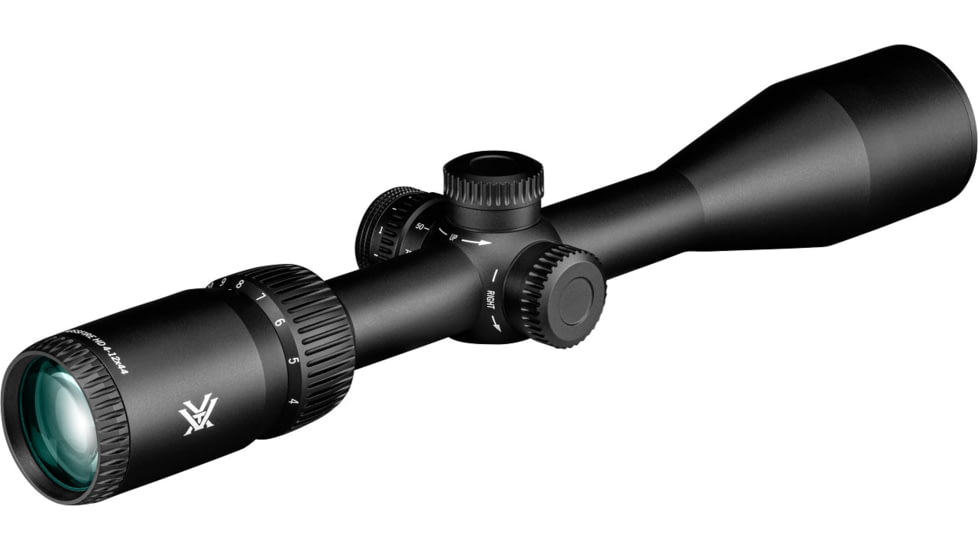 Vortex Crossfire HD 4-12x44 Illuminated Dead-Hold 2A BDC MOA Riflescope, Black, 13.4, 21.5oz, CFR-41201I