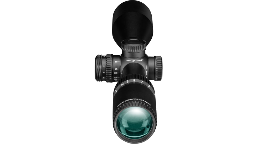 Vortex Crossfire HD 4-12x44 Illuminated Dead-Hold 2A BDC MOA Riflescope, Black, 13.4, 21.5oz, CFR-41201I