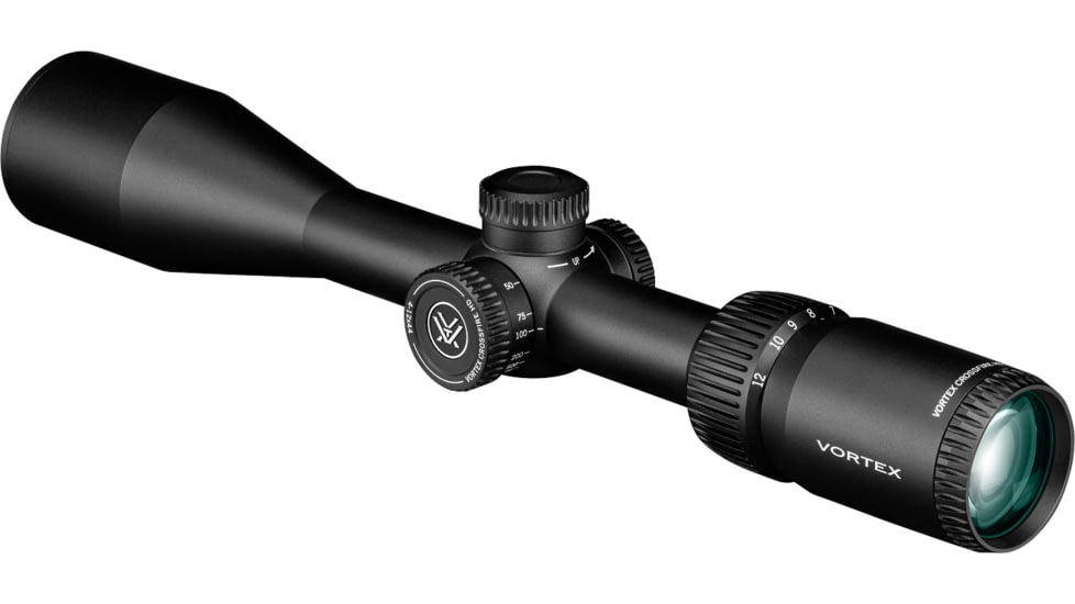 Vortex Crossfire HD 4-12x44 mm 1 in Tube, Second Focal Plane, WideRange Plex MOA, Black, 13.4, 20.7oz, CFR-41202