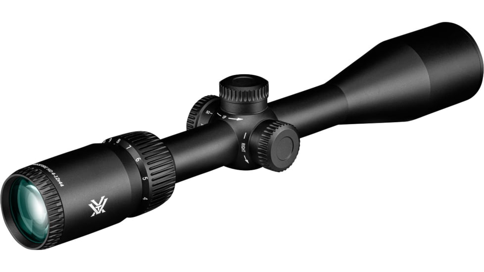 Vortex Crossfire HD 4-12x44 mm 1 in Tube, Second Focal Plane, WideRange Plex MOA, Black, 13.4, 20.7oz, CFR-41202