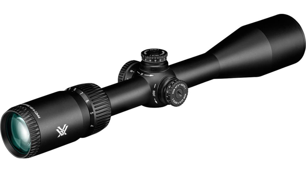 Vortex Crossfire HD 4-12x44 mm 1 in Tube, Second Focal Plane, WideRange Plex MOA, Black, 13.4, 20.7oz, CFR-41202