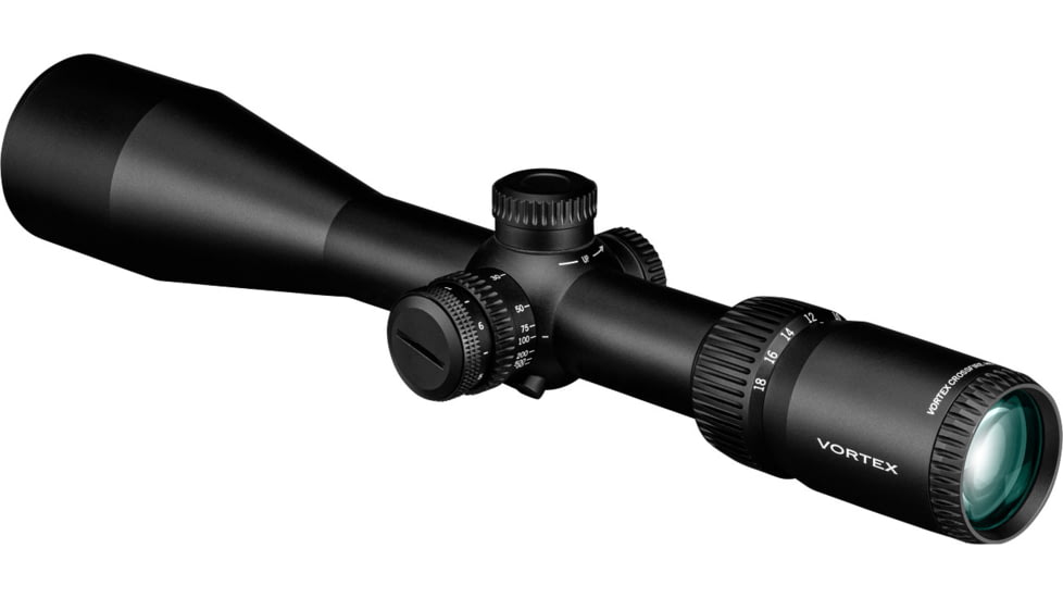 Vortex Crossfire HD 6-18x50 mm 1 in Tube Rifle Scope, Second Focal Plane, Illuminated Dead-Hold 2A BDC MOA, Black, 13.9, 23.2oz, CFR-61801I