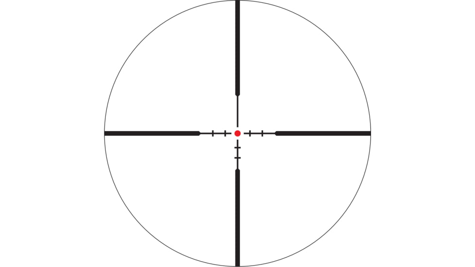 Vortex Crossfire HD 6-18x50 mm 1 in Tube Rifle Scope, Second Focal Plane, Illuminated Dead-Hold 2A BDC MOA, Black, 13.9&quot;, 23.2oz, CFR-61801I