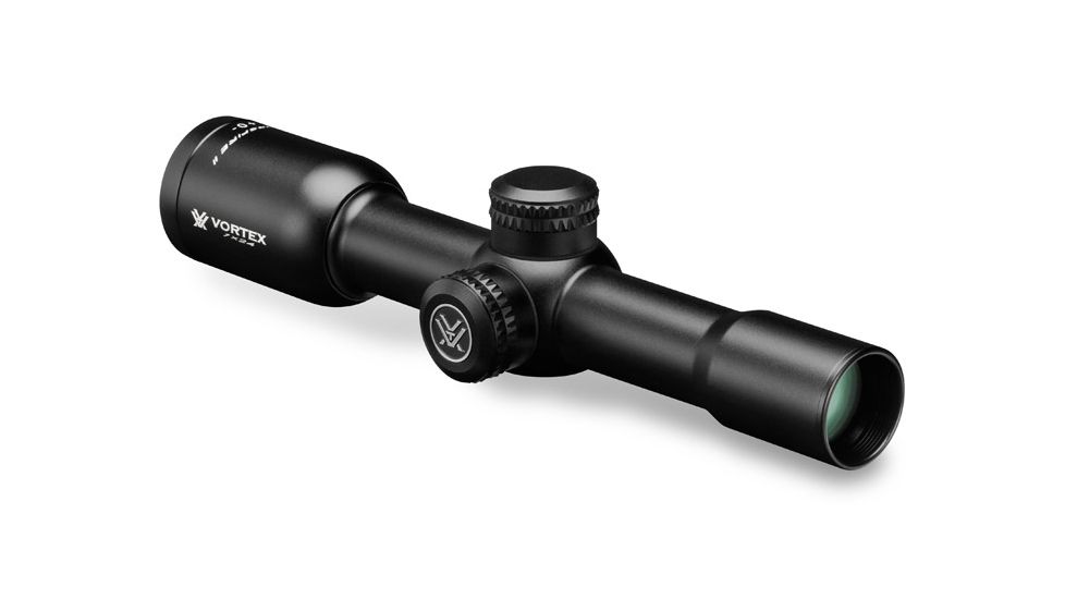 Vortex Crossfire II 1x24mm Muzzleloader Rifle Scope w/ V-Plex Reticle, Black CF2-31047